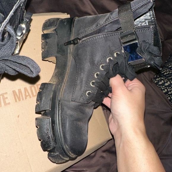 Steve Madden Combat Boots - Picture 10 of 12